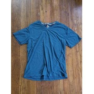Aqua Green V-neck
